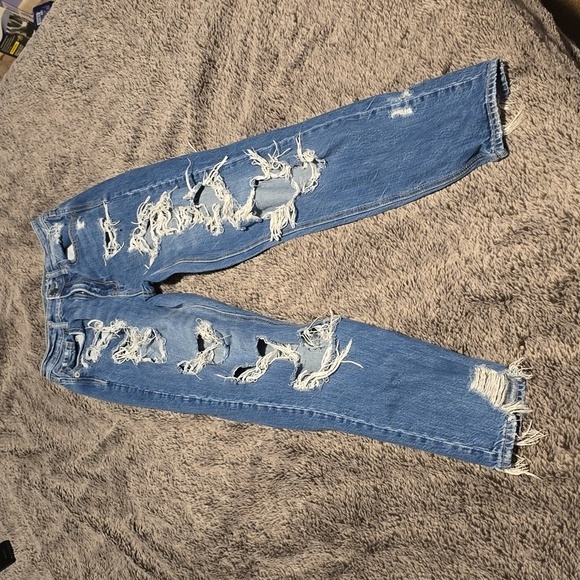 American Eagle Outfitters Denim - American Eagle Distressed Blue Denim Jeans 2